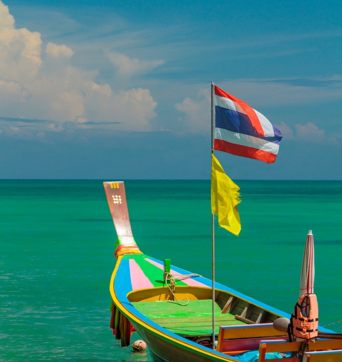 National Thailands long tailed boat